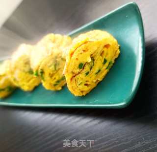 香葱厚蛋烧的做法