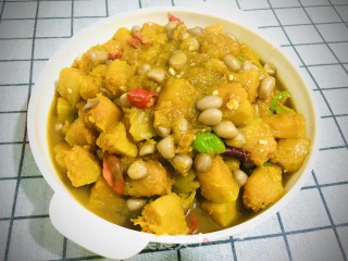 花生炖南瓜的做法