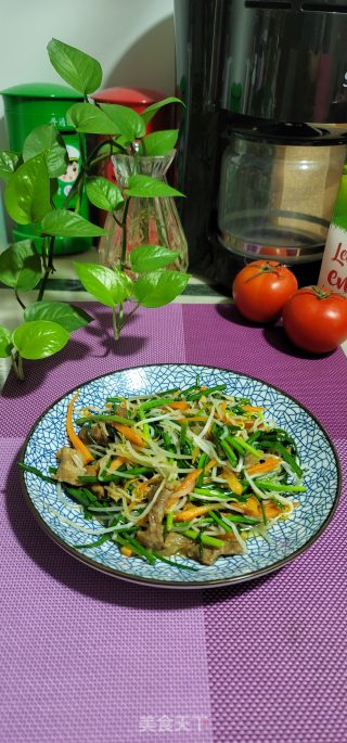 肉片炒三丝的做法