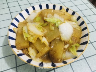 土豆恶炒白菜的做法