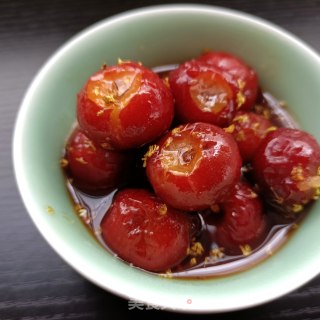 桂花炒红果的做法