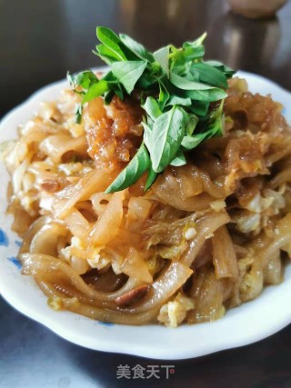 红薯粉条焖白菜的做法