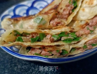 蒜香肉馅饼的做法