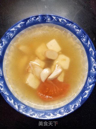 杏鲍菇豆腐汤的做法