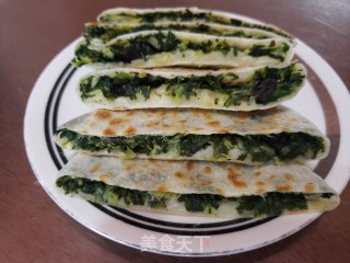 青菜虾皮木耳馅饼的做法