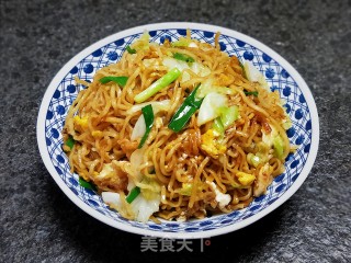 圆白菜焖面的做法