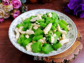 芥菜炒豆腐的做法