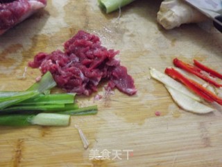 家常芽菜的做法步骤：2