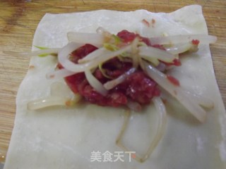 银丝肉卷的做法步骤：7