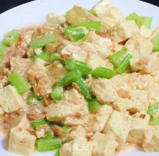 虾酱炒豆腐的做法步骤：10