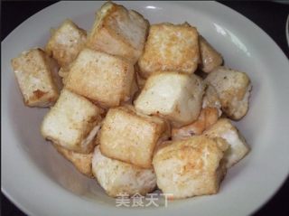 孜然豆腐的做法步骤：7