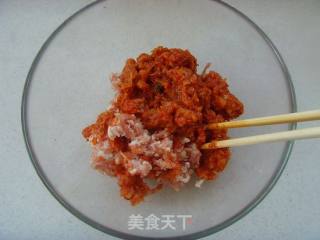 辣白菜锅贴的做法步骤：3