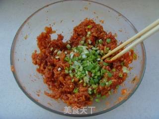 辣白菜锅贴的做法步骤：5