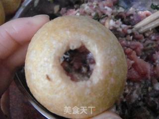 面筋包塞肉的做法步骤：5
