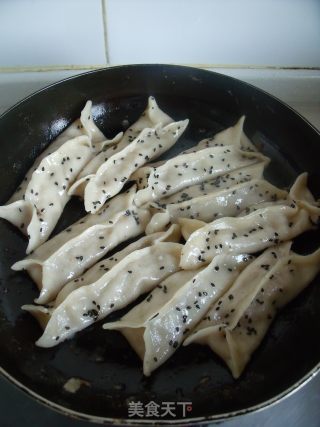 外焦里嫩饺子的升级吃法----白菜猪肉锅贴的做法步骤：18