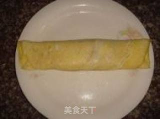 榨菜蛋卷的做法步骤：6