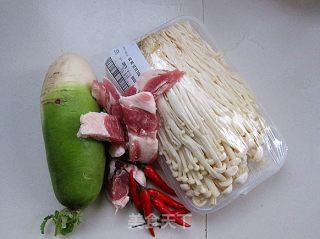 玉翠肉丝盖菇的做法步骤：1