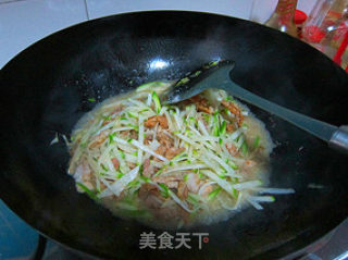 玉翠肉丝盖菇的做法步骤：9