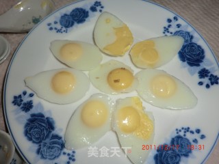 清蒸鹌鹑蛋的做法步骤：3