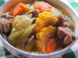 榨菜玉米鸭块汤的做法步骤：18