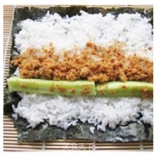榨菜寿司的做法步骤：6