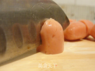 榨菜Q肠蛋仔面的做法步骤：2