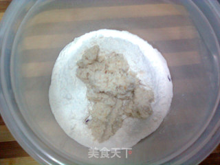 紫甘蓝豆渣饼的做法步骤：4