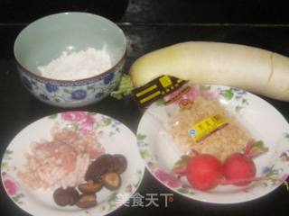 团团圆圆萝卜丸的做法步骤：1