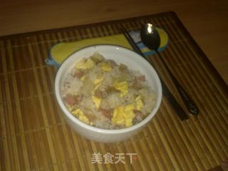 简易炒饭的做法步骤：6