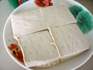 肉煎豆腐的做法步骤：1