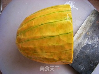 减肥餐——清蒸南瓜的做法步骤：1
