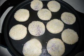 奶香紫薯饼的做法步骤：14