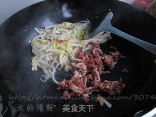 白菜粳肉的做法步骤：10