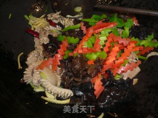 爆炒腰花的做法步骤：11
