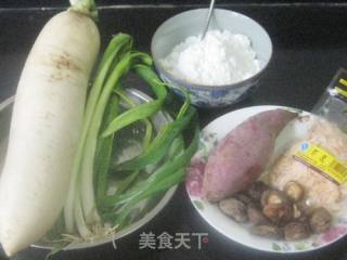 紫气东来萝卜糕的做法步骤：1