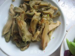 榨菜扁豆的做法步骤：2