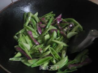 榨菜扁豆的做法步骤：3