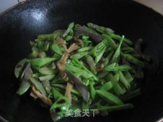 榨菜扁豆的做法步骤：5