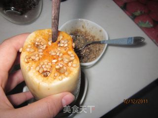 红糖糯米莲藕的做法步骤：4