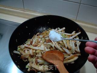 私房菜“豉香炒白菜”的做法步骤：5