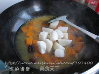 温中补气*健脾养颜【山药红枣南瓜汤】的做法步骤：6