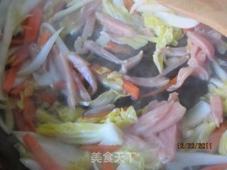 炒粉丝的做法步骤：12