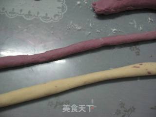 双色满头卷的做法步骤：5