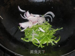 青椒肉丝盖浇面的做法步骤：10