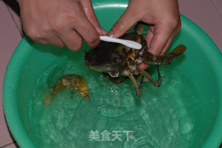 赤蟹粥的做法步骤：2