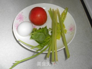 番茄鸡蛋面的做法步骤：1