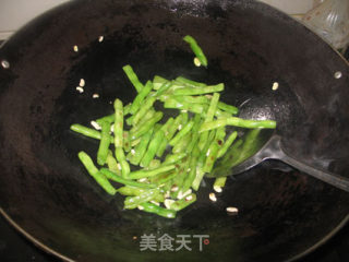 【创意新派菜】橄榄菜炒四季豆的做法步骤：4