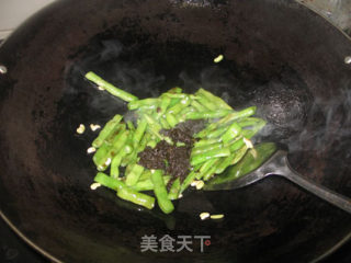 【创意新派菜】橄榄菜炒四季豆的做法步骤：5