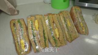 超级简单的自治三明治的做法步骤：10
