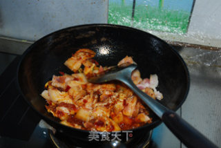 蒜苗回锅肉的做法步骤：6